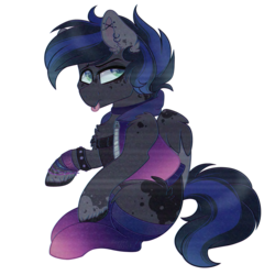 Size: 1024x1024 | Tagged: safe, artist:_spacemonkeyz_, oc, oc only, pegasus, pony, clothes, jacket, male, simple background, socks, solo, stallion, tongue out, transparent background
