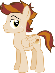 Size: 1085x1421 | Tagged: safe, artist:shadymeadow, oc, oc only, oc:prank cakes, pegasus, pony, male, simple background, solo, teenager, transparent background