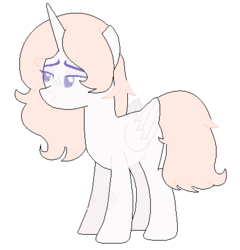 Size: 409x426 | Tagged: safe, artist:jxst-blue, alicorn, pony, female, mare, simple background, solo, transparent background