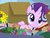 Size: 1278x969 | Tagged: safe, screencap, starlight glimmer, pony, unicorn, g4, my little pony: friendship is magic, road to friendship, adorable face, c:, cute, daaaaaaaaaaaw, female, flower, glimmerbetes, hammock, lying down, mare, smiling, solo