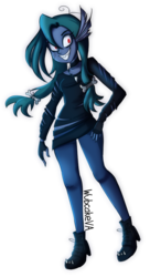 Size: 490x900 | Tagged: dead source, safe, artist:wubcakeva, oc, oc only, oc:mercy, equestria girls, g4, clothes, equestria girls-ified, female, fingerless gloves, gloves, simple background, solo, transparent background