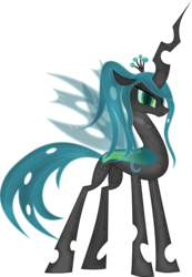 Size: 5000x7224 | Tagged: dead source, safe, artist:ifoxtrax, queen chrysalis, robot, robot changeling, g4, absurd resolution, bugbot, female, queen chrysabot, roboticization, simple background, solo, transparent background, vector