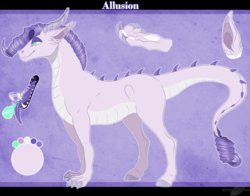 Size: 1204x946 | Tagged: safe, artist:bijutsuyoukai, oc, oc only, oc:allusion, dracony, hybrid, interspecies offspring, male, offspring, parent:rarity, parent:spike, parents:sparity, solo