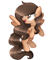 Size: 1496x1665 | Tagged: safe, artist:sugaryicecreammlp, oc, oc only, oc:april rose, pegasus, pony, female, mare, simple background, solo, transparent background