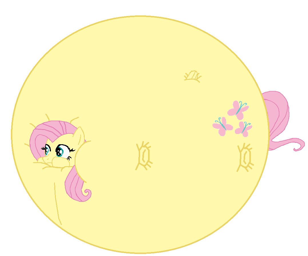 1865961 - safe, artist:theinflater19, fluttershy, pegasus, pony, g4,  female, inflation, puffy cheeks, solo, spherical inflation - Derpibooru