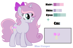 Size: 2179x1424 | Tagged: safe, artist:jxst-blue, oc, oc only, oc:candy sugar, pony, unicorn, female, mare, offspring, parent:pinkie pie, parent:pokey pierce, parents:pokeypie, reference sheet, simple background, solo, transparent background