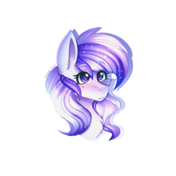 Size: 2000x2000 | Tagged: safe, artist:kurochhi, oc, oc only, oc:starstorm slumber, pegasus, pony, bust, female, high res, simple background, smiling, solo, transparent background