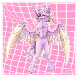 Size: 3045x3000 | Tagged: safe, artist:dragon-curse, oc, oc only, oc:starstorm slumber, pegasus, pony, commission, cute, female, flower, high res, rose, solo, standing
