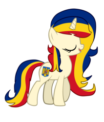 Size: 4000x4700 | Tagged: safe, artist:constanta-bucharei, oc, oc only, oc:buchare romana, pony, unicorn, absurd resolution, base used, female, mare, nation ponies, ponified, romania, simple background, solo, transparent background, vector