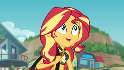 Size: 1920x1080 | Tagged: safe, screencap, sunset shimmer, equestria girls, equestria girls specials, g4, my little pony equestria girls: better together, my little pony equestria girls: forgotten friendship, clothes, female, solo, swimsuit