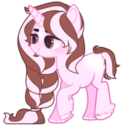 Size: 3896x3904 | Tagged: safe, artist:m-00nlight, oc, oc only, pony, unicorn, braid, female, high res, mare, simple background, solo, transparent background