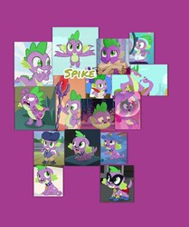 Size: 651x779 | Tagged: safe, artist:spike fancy, edit, edited screencap, screencap, rarity, spike, spike the regular dog, dog, dragon, puffer fish, equestria girls, equestria girls specials, father knows beast, friendship is magic, g4, horse play, molt down, movie magic, my little pony equestria girls, my little pony equestria girls: legend of everfree, my little pony: the movie, season 1, season 2, season 6, season 8, secret of my excess, adult, adult spike, air bubble, angry, baby, baby dragon, bathroom, bloodstone scepter, bubble, camp everfree logo, cap, chair, claws, clothes, collage, collar, costume, cute, director, director spike, dragon lands, dragon lord spike, fangs, feather, flying, green eyes, hat, holding, humdrum costume, laughing, male, mirror, mlp fim's eighth anniversary, molting, older, older spike, paws, power ponies, scroll, shoes, simple background, smiling, species swap, spikabetes, spike the dog, spike the pufferfish, spikezilla, spread wings, staff, superhero, tail, teeth, toothpaste, towel, twilight's castle, wall of tags, winged spike, wings, yelling