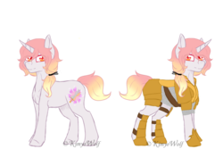 Size: 1024x761 | Tagged: safe, artist:kimyowolf, oc, oc only, oc:norian evening, pony, unicorn, armor, male, simple background, solo, stallion, transparent background