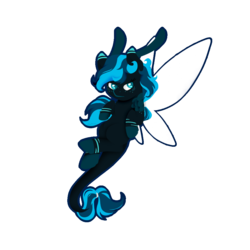 Size: 1000x1000 | Tagged: safe, artist:absolitedisaster08, oc, oc only, oc:fluorite spirit, original species, skimmer, female, simple background, solo, transparent background