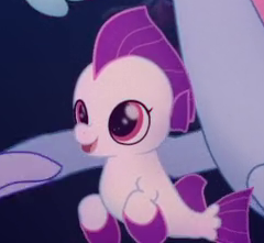 Size: 240x221 | Tagged: safe, screencap, sea poppy, seapony (g4), g4, my little pony: the movie, baby seapony (g4), background sea pony, bubble, crepuscular rays, cropped, cute, dorsal fin, fin, fin wings, fins, fish tail, floppy ears, flowing mane, flowing tail, happy, ocean, open mouth, open smile, scales, seaquestria, smiling, solo focus, swimming, tail, underwater, water, wings