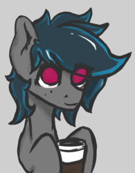 Size: 544x696 | Tagged: safe, oc, oc only, oc:lorence, pony, coffee, coffee cup, cup, male, simple background, solo, stallion, transparent background