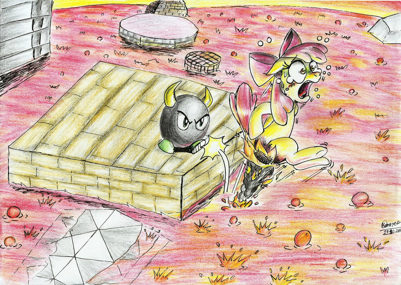 1867310 safe, artist3500joel, apple bloom, earth pony, pony, g4