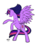 Size: 3508x4961 | Tagged: safe, artist:malinsasse, twilight sparkle, alicorn, pony, g4, female, mare, rearing, solo, spread wings, twilight sparkle (alicorn), wings