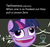 Size: 1280x1200 | Tagged: safe, edit, edited screencap, screencap, twilight sparkle, alicorn, pony, best gift ever, g4, chalkboard, derp, discovery family logo, faic, female, misspelling, pudding face, solo, twilight snapple, twilight sparkle (alicorn), twilynanas