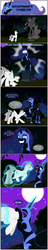 Size: 1856x9641 | Tagged: safe, artist:bbbhuey, nightmare moon, oc, oc:lightning flash, alicorn, pegasus, pony, comic:nightmare's gobbles!, g4, blushing, butt, comic, dialogue, female, fetish, male, mare, moon, nightmare night, open mouth, plot, predmare moon, request, sacrifice, soft vore, stallion, statue, swallowing, vore, willing vore