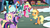 Size: 1280x720 | Tagged: safe, screencap, applejack, fluttershy, pinkie pie, rainbow dash, rarity, spike, twilight sparkle, alicorn, dragon, earth pony, pegasus, pony, unicorn, g4, my little pony best gift ever, my little pony: friendship is magic, applejack's hat, clothes, cowboy hat, cutie mark, discovery family logo, earmuffs, female, fluttershy's purple sweater, glasses, hat, male, mane six, mare, scarf, snow, striped scarf, sweater, sweatershy, twilight sparkle (alicorn), winged spike, wings, winter outfit