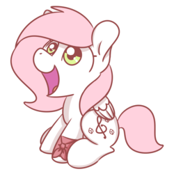 Size: 1280x1280 | Tagged: safe, artist:sugar morning, oc, oc only, oc:sugar morning, pegasus, pony, bandana, chibi, cute, female, mare, open mouth, simple background, sitting, solo, transparent background