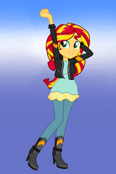 Size: 1700x2550 | Tagged: safe, artist:tabrony23, sunset shimmer, equestria girls, g4, female, show accurate, solo