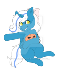 Size: 400x461 | Tagged: safe, artist:cute-little-tea, oc, oc only, oc:fleurbelle, alicorn, pony, alicorn oc, obtrusive watermark, simple background, solo, transparent background, watermark, ych result