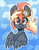 Size: 2975x3850 | Tagged: safe, artist:annakitsun3, oc, oc only, pegasus, pony, bust, commission, cute, female, freckles, goggles, high res, mare, open mouth, portrait, solo