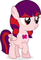 Size: 8747x12578 | Tagged: safe, artist:cirillaq, oc, oc only, oc:cherry tart, pegasus, pony, absurd resolution, female, filly, simple background, solo, transparent background, vector