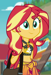Size: 720x1050 | Tagged: safe, screencap, sunset shimmer, equestria girls, equestria girls specials, g4, my little pony equestria girls: better together, my little pony equestria girls: forgotten friendship, belly button, clothes, cropped, cute, female, geode of empathy, magical geodes, shimmerbetes, solo, swimsuit