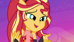Size: 1920x1080 | Tagged: safe, screencap, sunset shimmer, equestria girls, equestria girls specials, g4, my little pony equestria girls: better together, my little pony equestria girls: forgotten friendship, cute, female, ponied up, shimmerbetes, solo, super ponied up