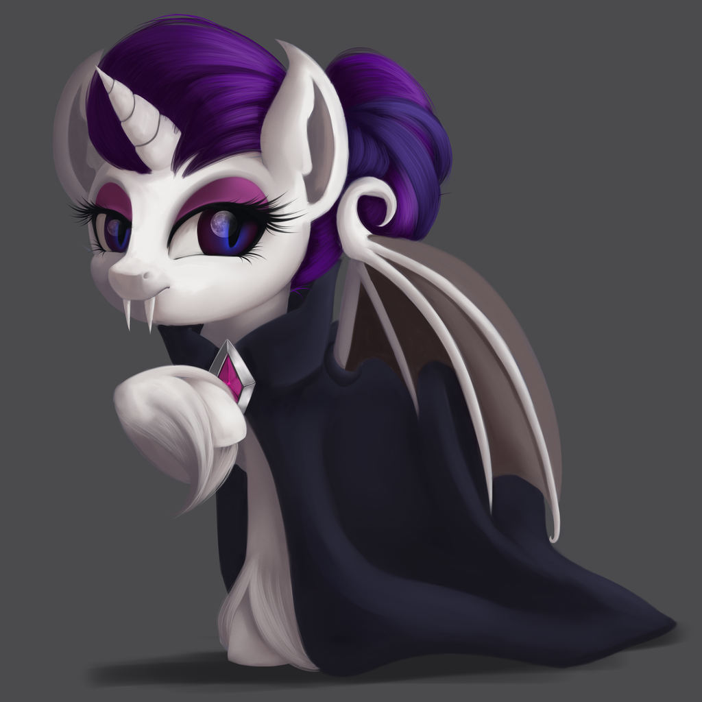 #1868742 - safe, artist:ailatf, rarity, alicorn, bat pony, bat pony ...
