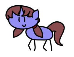 Size: 3252x2492 | Tagged: safe, artist:greaterlimit, oc, oc only, oc:ditzy theory, pony, round trip's mlp season 8 in a nutshell, high res, simple background, solo, stick pony, style emulation, transparent background