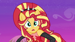 Size: 1920x1080 | Tagged: safe, screencap, sunset shimmer, equestria girls, equestria girls specials, g4, my little pony equestria girls: better together, my little pony equestria girls: forgotten friendship, female, ponied up, solo, super ponied up