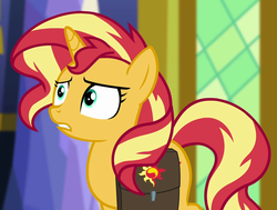 Size: 1180x890 | Tagged: safe, screencap, sunset shimmer, equestria girls, equestria girls specials, g4, my little pony equestria girls: better together, my little pony equestria girls: forgotten friendship, bag, cropped, female, solo