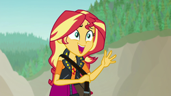 Size: 1920x1080 | Tagged: safe, screencap, sunset shimmer, equestria girls, equestria girls specials, g4, my little pony equestria girls: better together, my little pony equestria girls: forgotten friendship, bag, female, solo