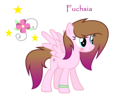 Size: 2109x1697 | Tagged: safe, artist:darbypop1, oc, oc only, oc:fuchsia, pegasus, pony, female, mare, simple background, solo, transparent background