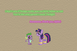 Size: 504x336 | Tagged: safe, artist:verve, spike, twilight sparkle, alicorn, dragon, genie, pony, ask genie twilight, father knows beast, g4, female, male, mare, pixel art, twilight sparkle (alicorn), winged spike, wings