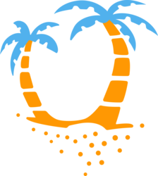 Size: 3000x3345 | Tagged: safe, artist:cloudy glow, piña colada (g1), g1, cutie mark, cutie mark only, high res, no pony, palm tree, simple background, transparent background, tree, tropical ponies, vector