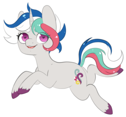 Size: 3200x3000 | Tagged: safe, artist:veincchi, oc, oc only, oc:mirage, pony, unicorn, female, gray coat, heart eyes, high res, mare, multicolored hair, purple eyes, simple background, solo, transparent background, wingding eyes