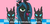 Size: 1176x573 | Tagged: safe, artist:logan jones, queen chrysalis, changeling, changeling queen, a canterlot wedding, g4, my little pony: friendship is magic, allow us to introduce ourselves, fangs, female, meme, ponified meme, subtitles, veggietales