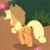 Size: 293x291 | Tagged: safe, screencap, applejack, earth pony, pony, g4, sounds of silence, butt, cropped, female, mare, plot, solo, underhoof