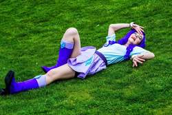 Size: 1500x1000 | Tagged: safe, artist:vjwcosplay, rarity, human, equestria girls, g4, belt, boots, clothes, compression shorts, cosplay, costume, drama queen, irl, irl human, marshmelodrama, photo, rarity being rarity, shoes, shorts, skirt, skirt lift, thighs
