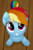 Size: 2480x3780 | Tagged: safe, artist:phucknuckl, rainbow dash, pegasus, pony, g4, my little pony: the movie, cute, dashabetes, female, high res, inkscape, looking at you, looking up, movie accurate, scene interpretation, time to be awesome, vector