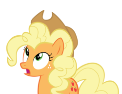 Size: 4513x3465 | Tagged: safe, artist:ace play, applejack, pinkie pie, pony, g4, alternate hairstyle, female, high res, mane swap, simple background, solo, transparent background, vector