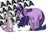 Size: 1280x848 | Tagged: dead source, safe, artist:greyscaleart, spike, twilight sparkle, dragon, pony, unicorn, g4, aaaaaaaaaa, colored hooves, confused, eye twitch, female, frown, head tilt, hoers, looking at you, male, mare, open mouth, screaming, shrug, simple background, unicorn twilight, wat, white background, wide eyes