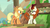 Size: 1280x720 | Tagged: safe, screencap, applejack, autumn blaze, kirin, g4, my little pony: friendship is magic, season 8, sounds of silence