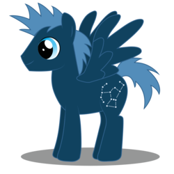 Size: 1000x1000 | Tagged: safe, artist:romansiii, star hunter, pegasus, pony, g4, .svg available, male, simple background, solo, spread wings, stallion, svg, transparent background, vector, wings