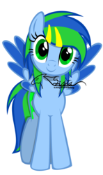 Size: 3552x5984 | Tagged: safe, artist:auveiss, oc, oc only, oc:paint beat, pony, signature, simple background, solo, transparent background, vector